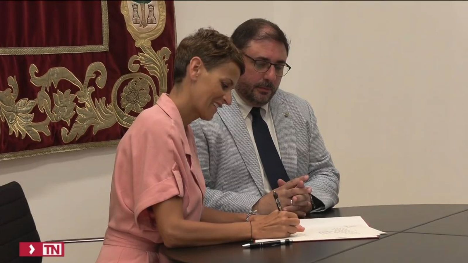 Investidura de Chivite en Navarra