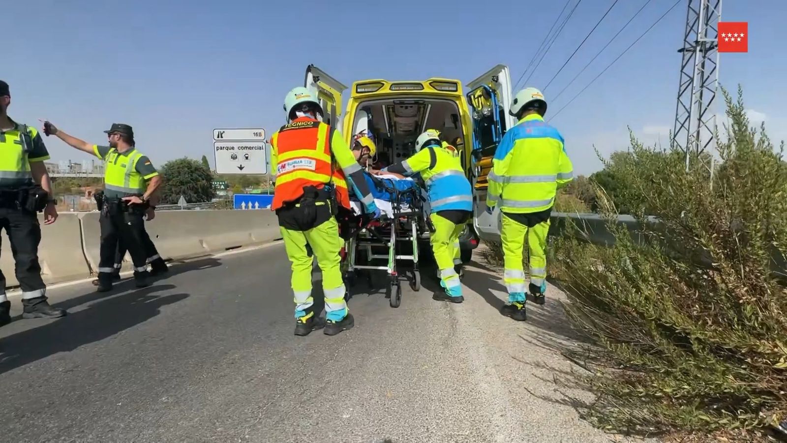 Accidente de tráfico en San Fernando.
