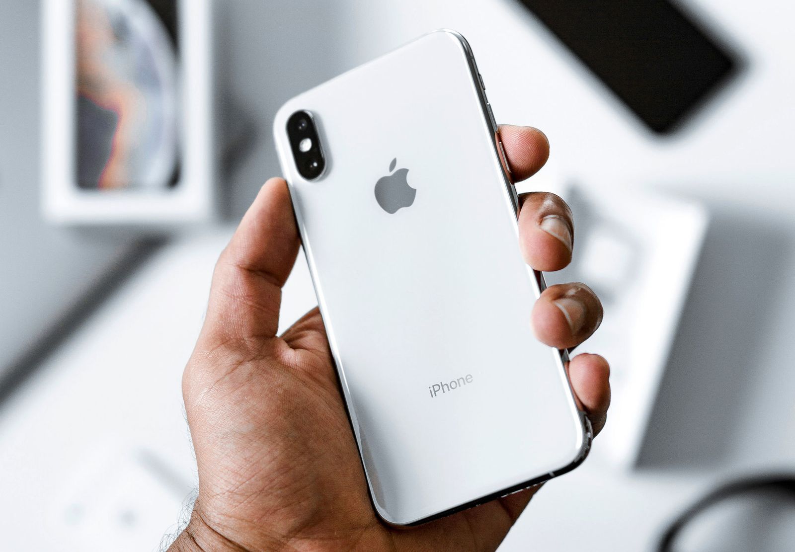 Un teléfono iPhone