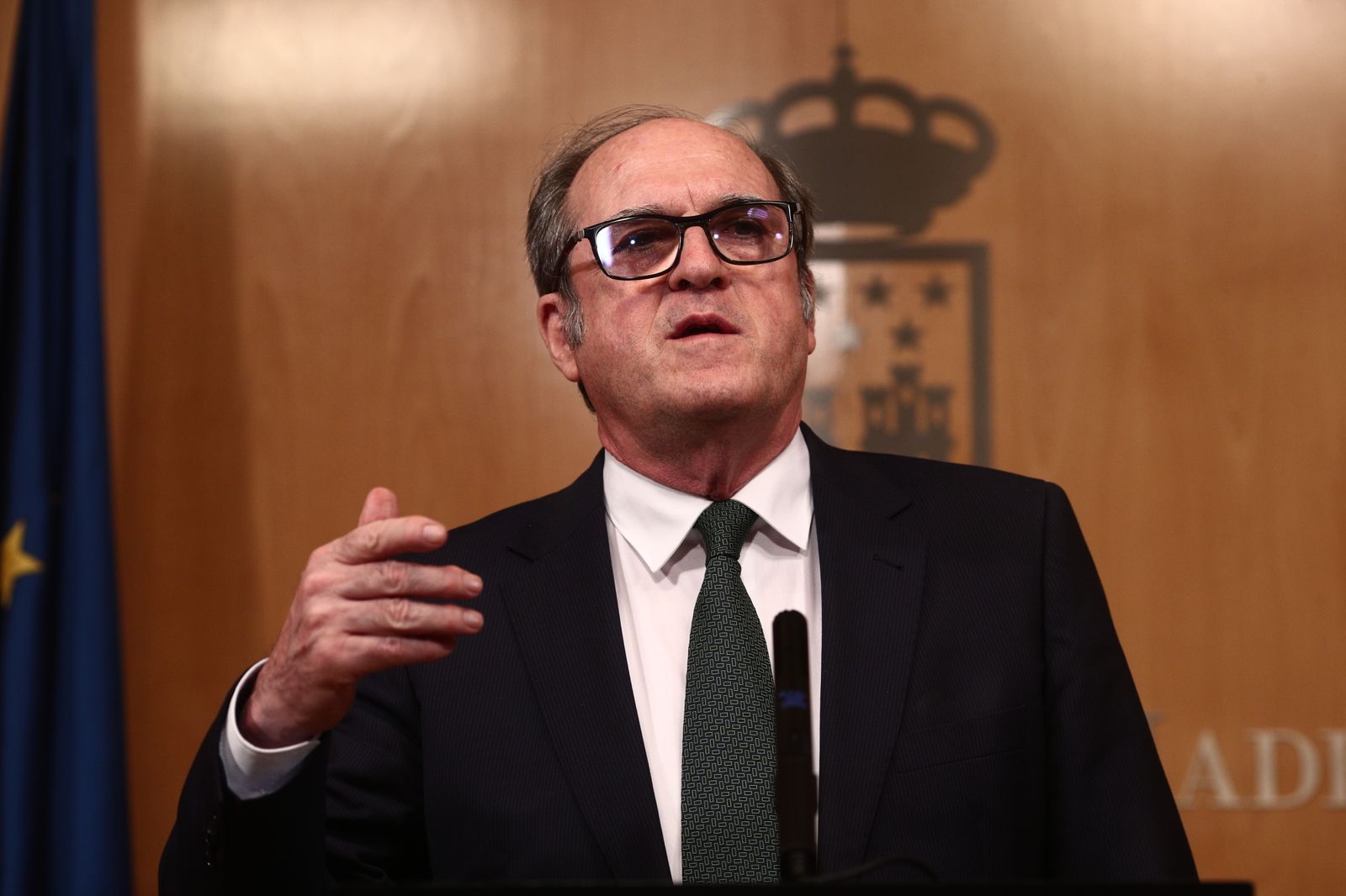 Ángel Gabilondo, portavoz del PSOE en la Asamblea