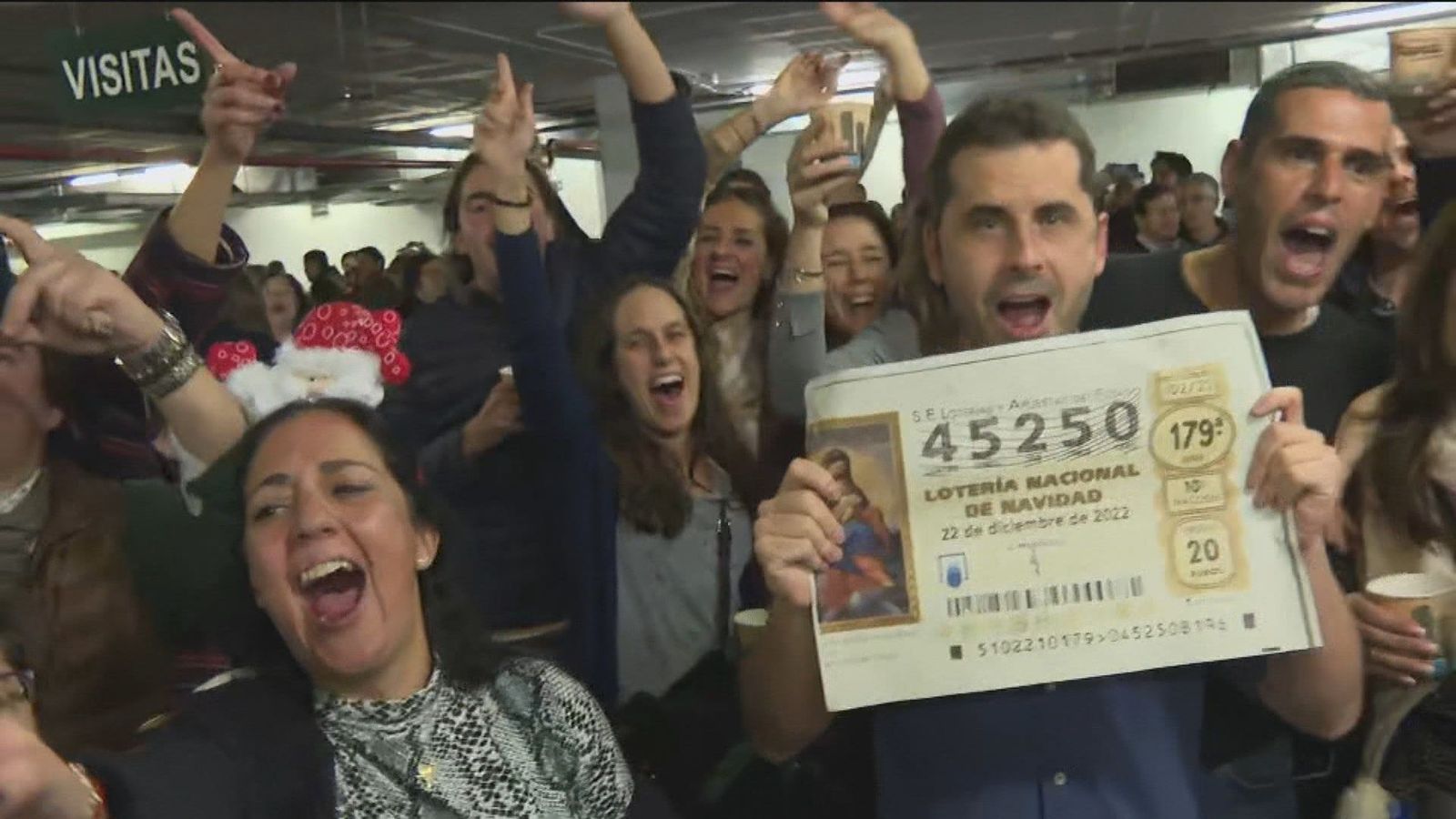 La 'copa' de Navidad de Tragsatec se convierte en una "fiesta de millones" con el tercer premio
