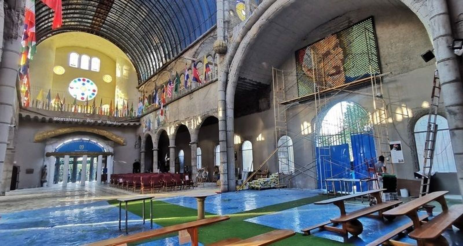El padre Ángel terminará la catedral de Justo Gallego en Mejorada del Campo
