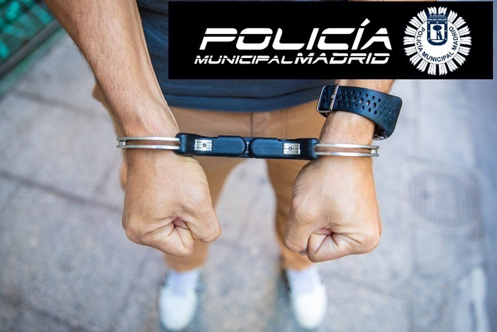 Detención de la Policía Municipal de Madrid