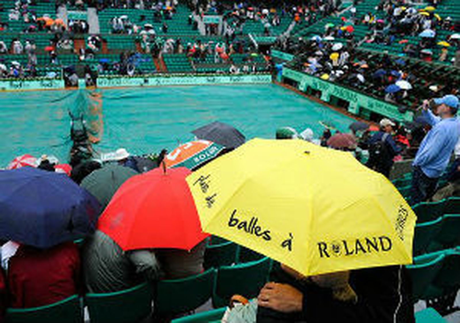 Suspendida final de Roland Garrós por la lluvia