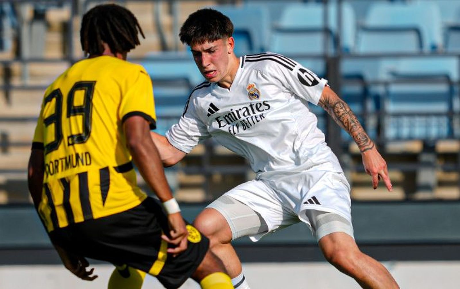 Real Madrid juvenil  ante el Borussia