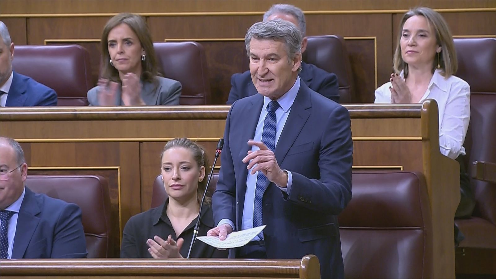 El líder del PP, Alberto Núñez Feijóo