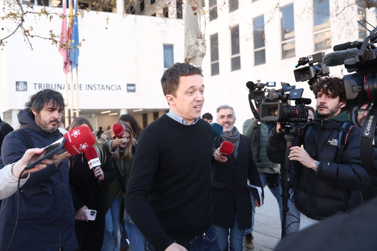 Errejón acude a los juzgados a pesar de que el juez había suspendido su declaración por segunda vez