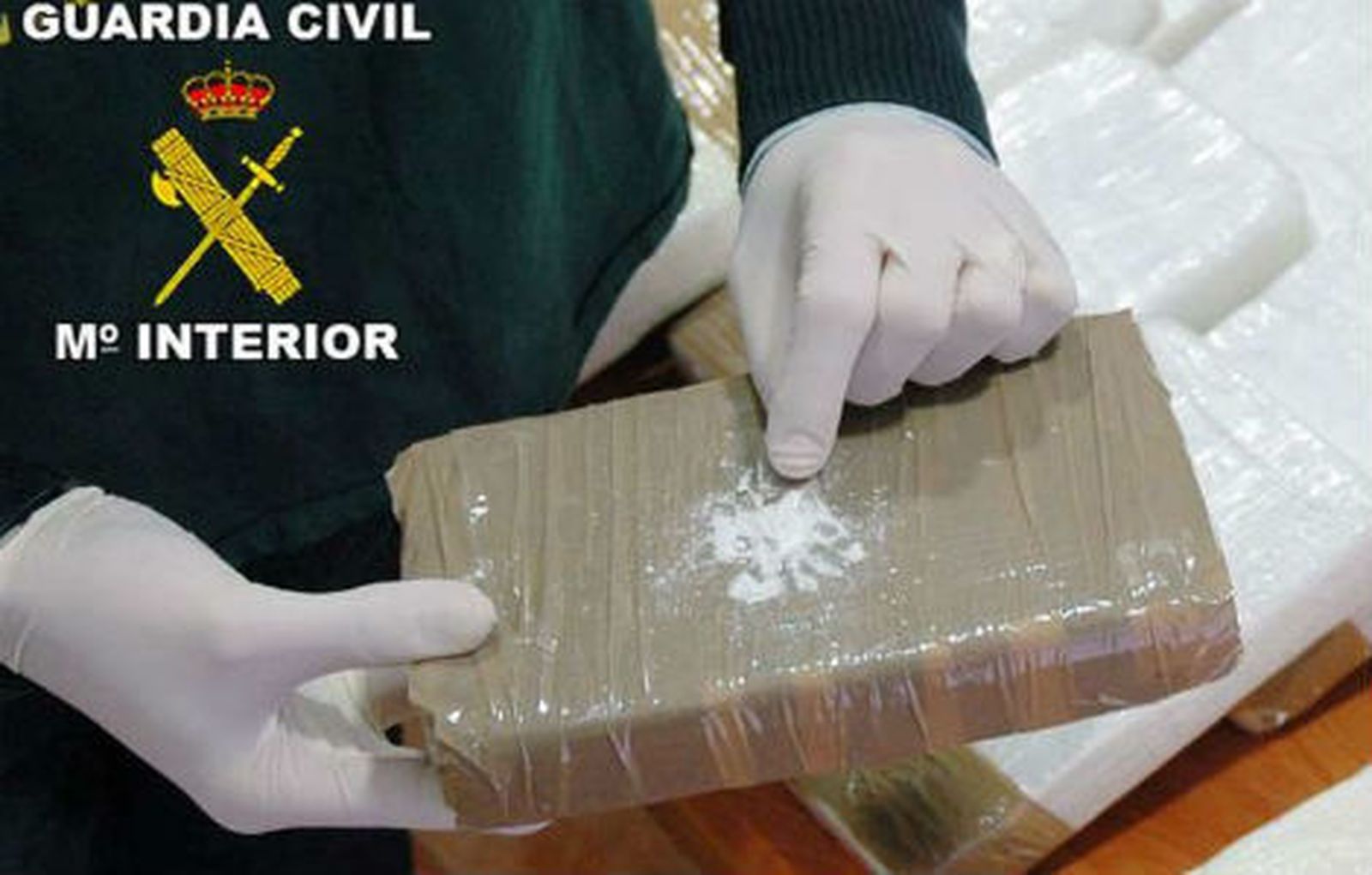 Se rompe la tendencia a la baja en la incautación de cocaína, que sube 28,6%