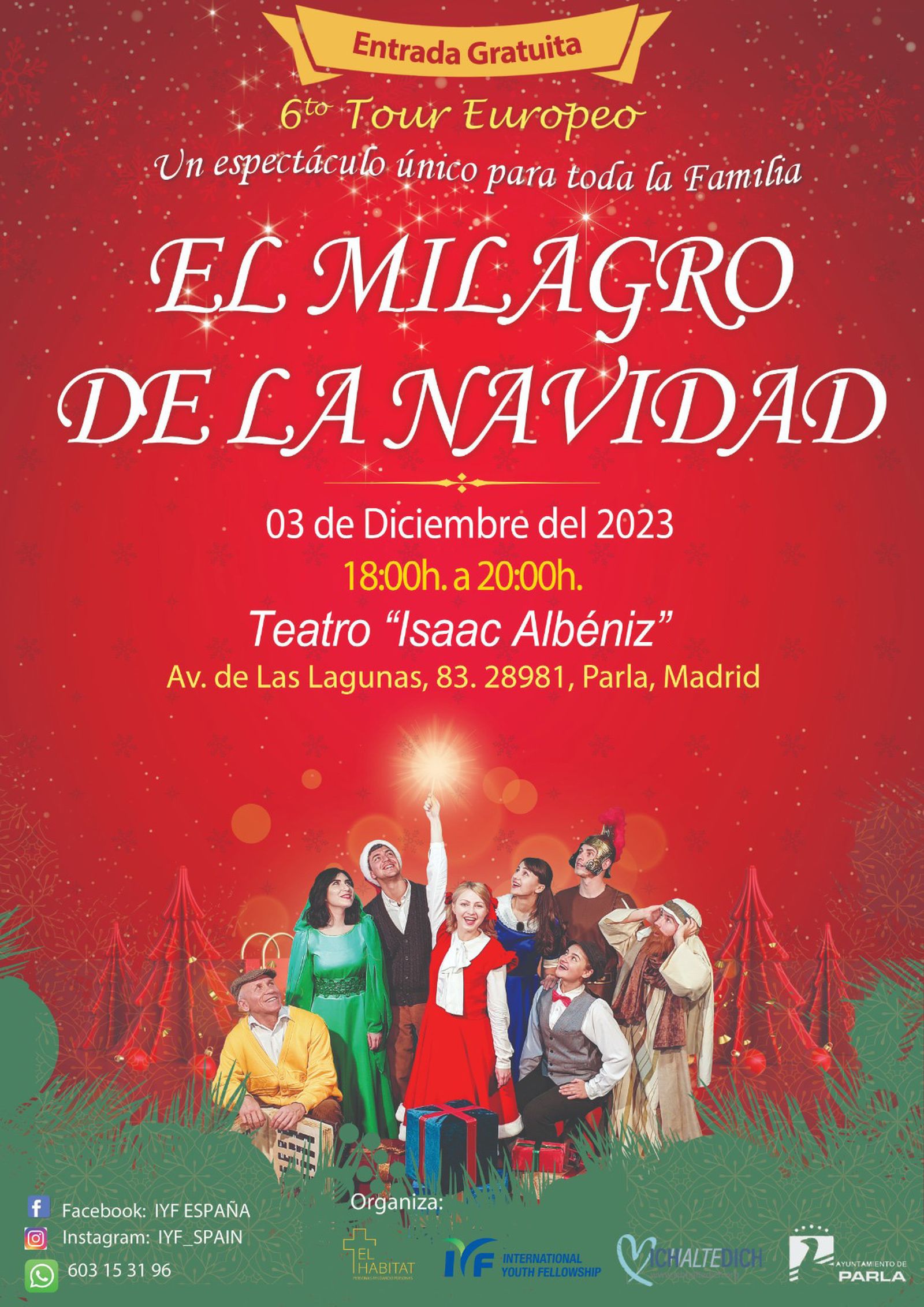 El Milagro de la Navidad, este fin de semana en Parla
