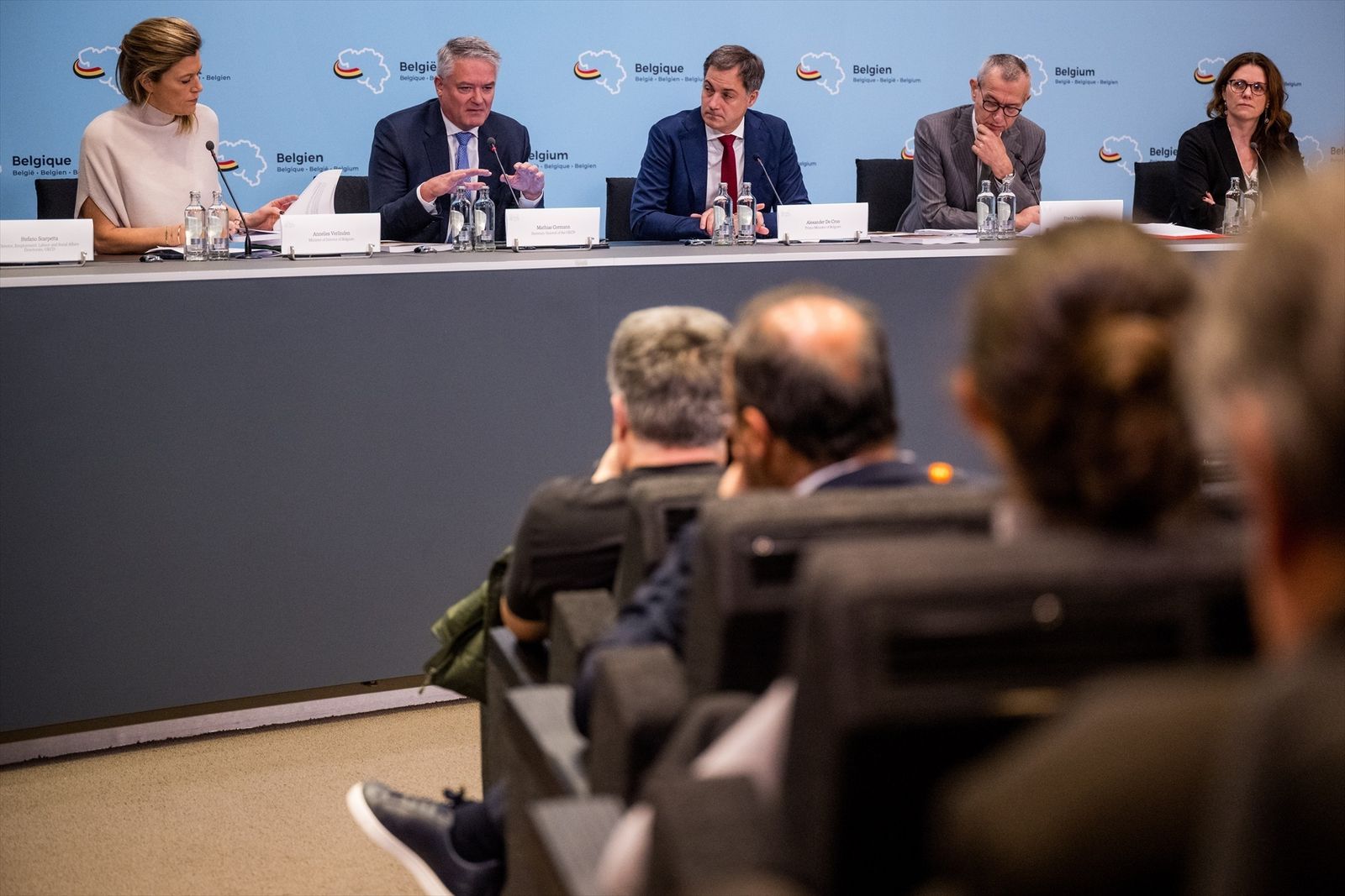Reunión de la OCDE en Bélgica