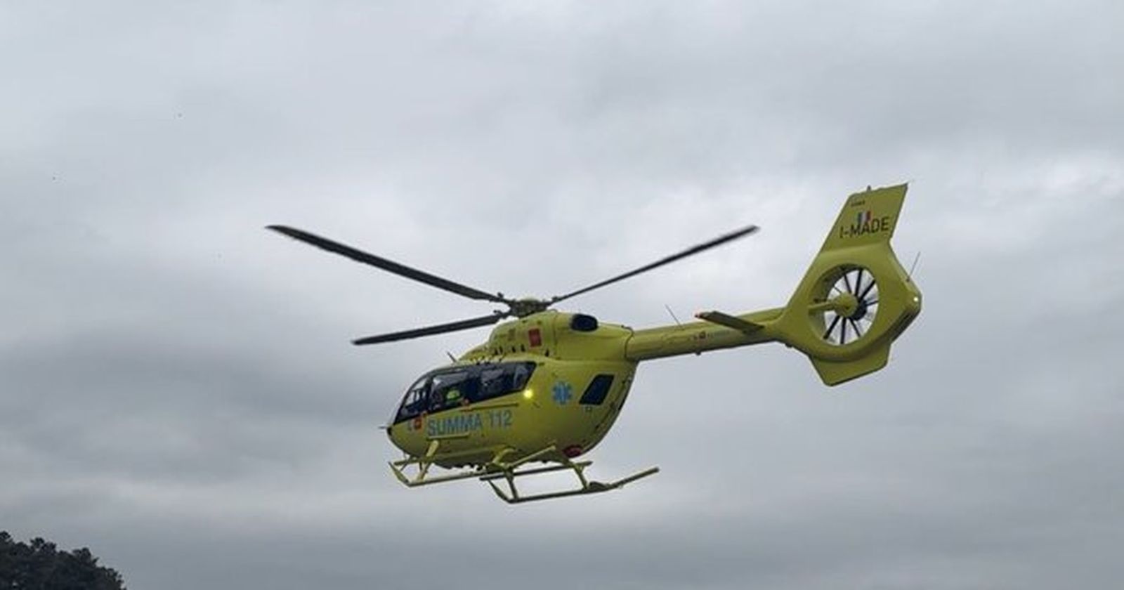 Helicóptero del SUMMA 112