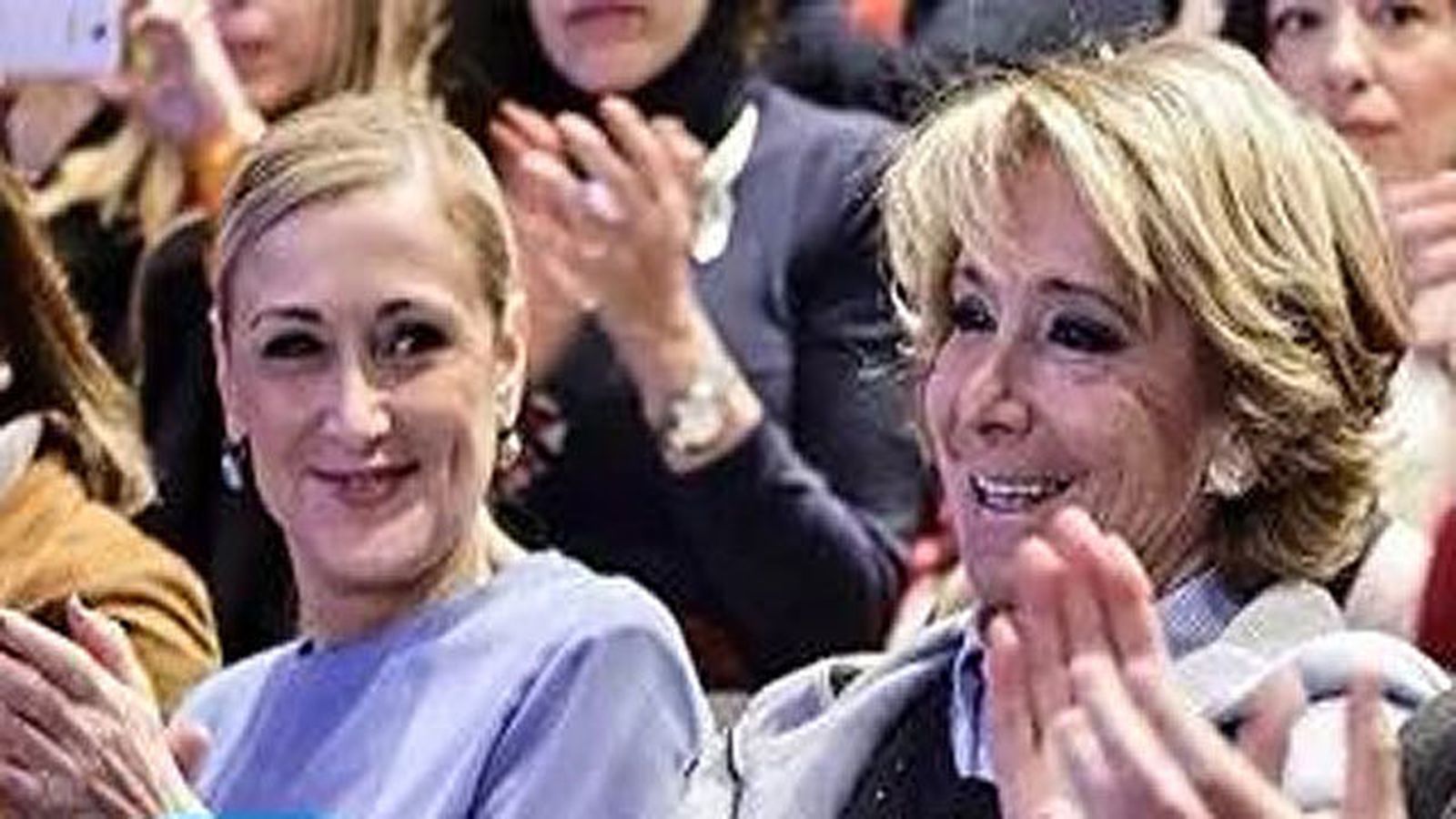 Cristina Cifuentes y Esperanza Aguirre