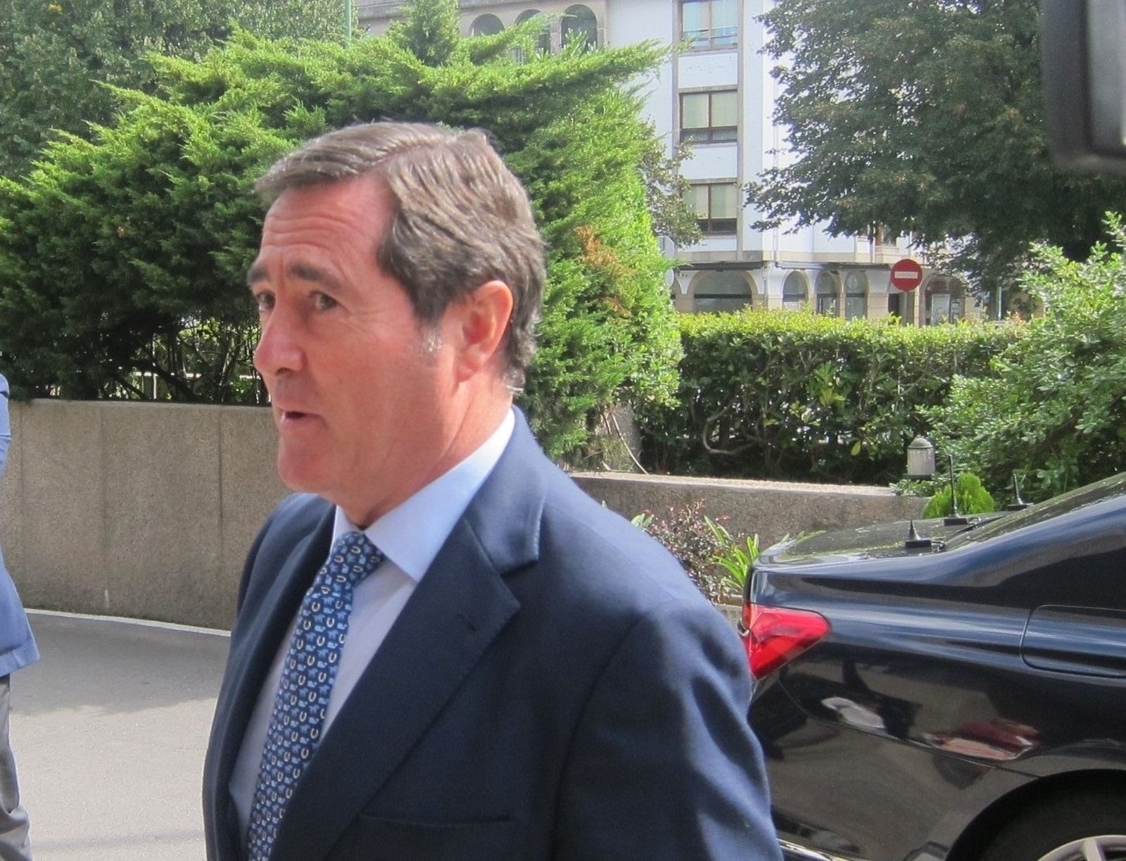 El presidente de la CEOE, Antonio Garamendi