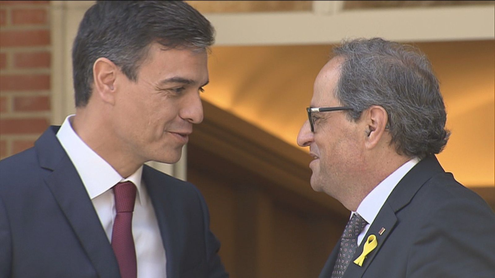 Torra pide a Sánchez una reunión para hablar de autodeterminación y el Gobierno dice que no es el momento