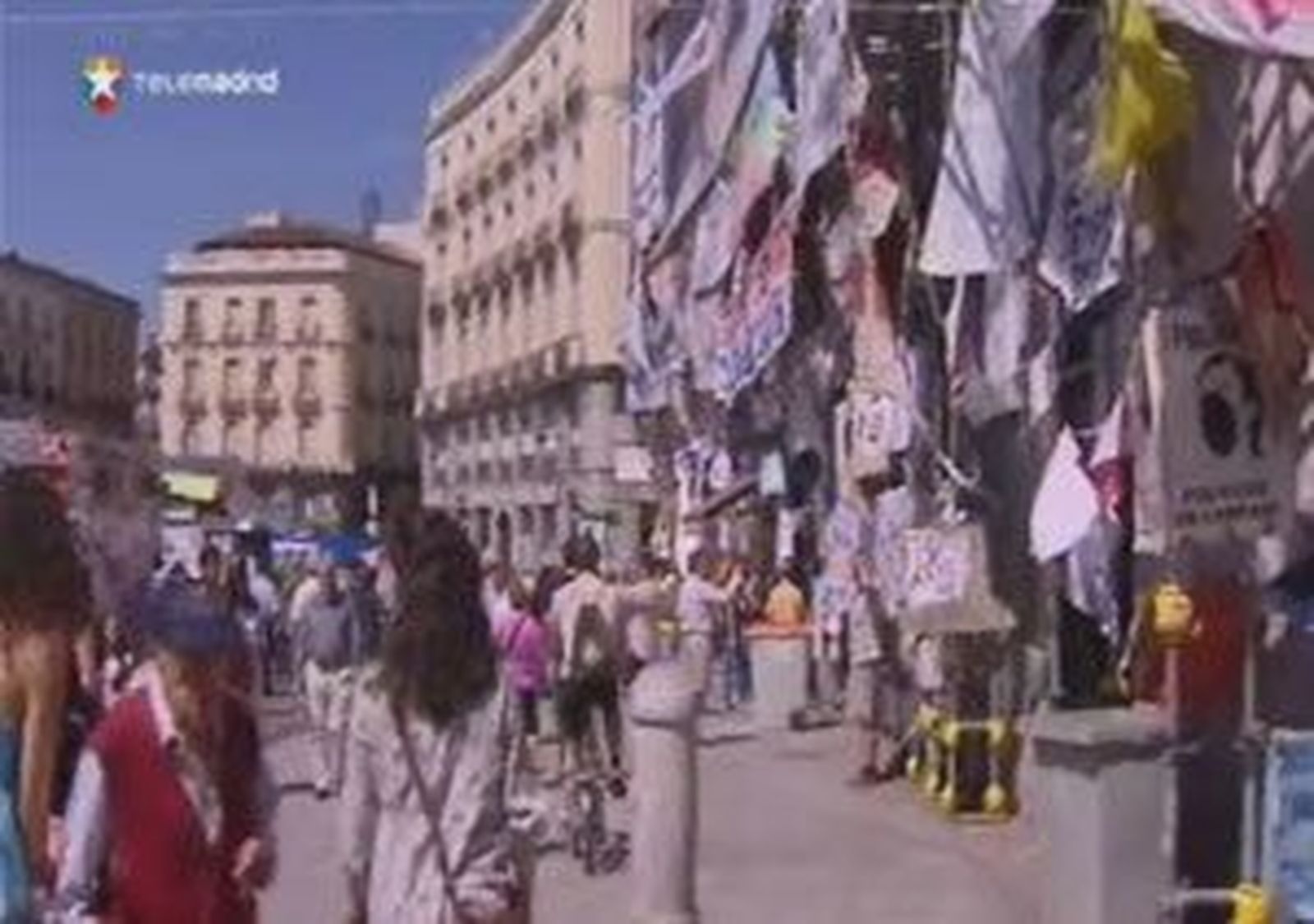 Los comeciantes son ahora los indignados en Sol
