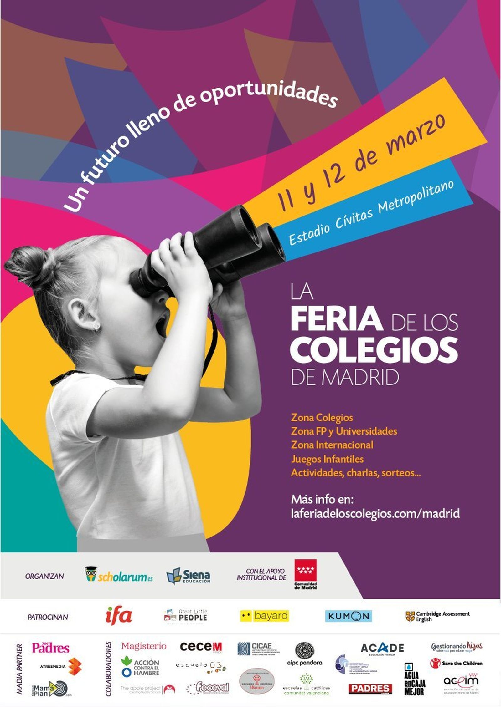 Cartel de la IX edición de la Feria de los Colegios