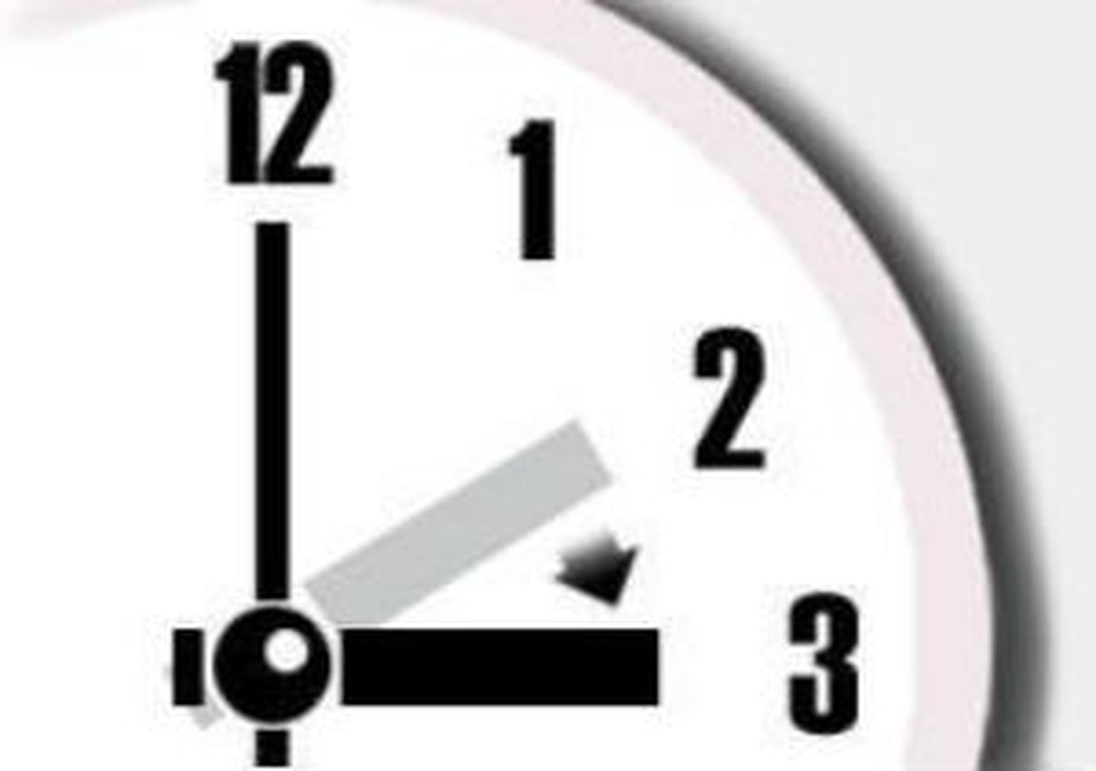 El sábado se cambia la hora, las tres serán las dos