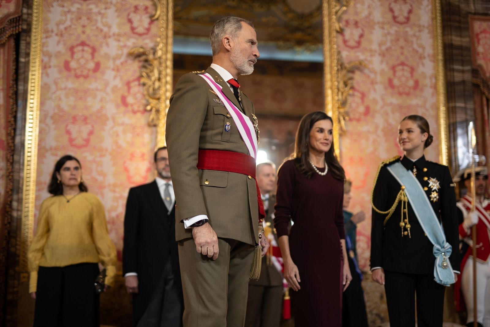 Los Reyes presidiendo la Pascua Militar 2025