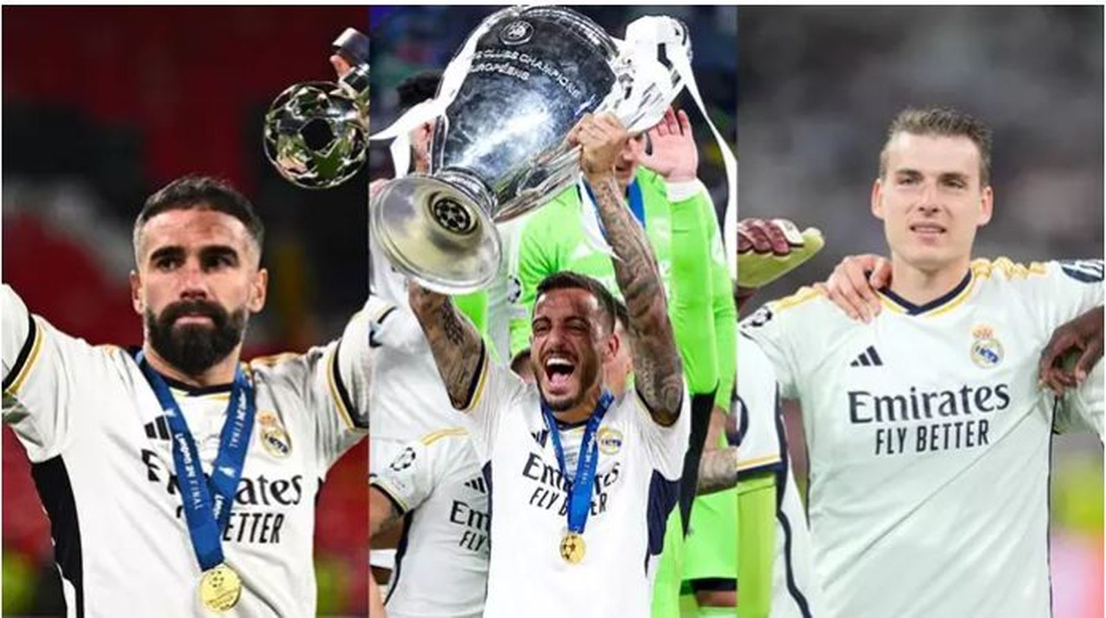 Carvajal, Joselu y Lunin