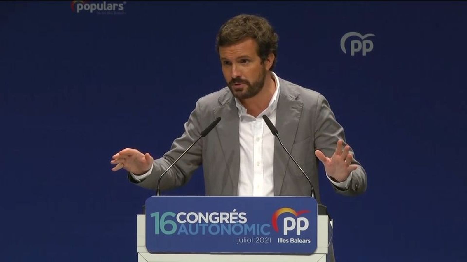 Casado tacha de "bochornosa" la gira de Sánchez en EEUU