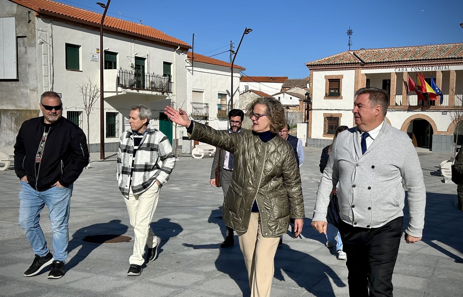 Visita oficial a las obras que ejecuta la Comunidad en Valdeavero