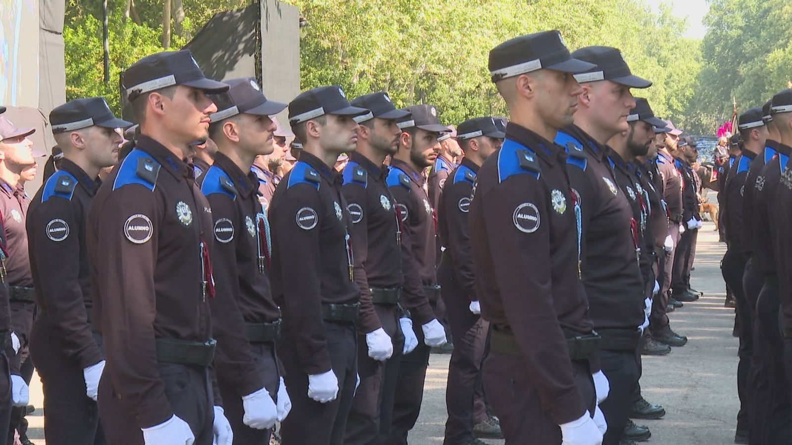 Acto por el patrón de la Policía Municipal de Madrid.