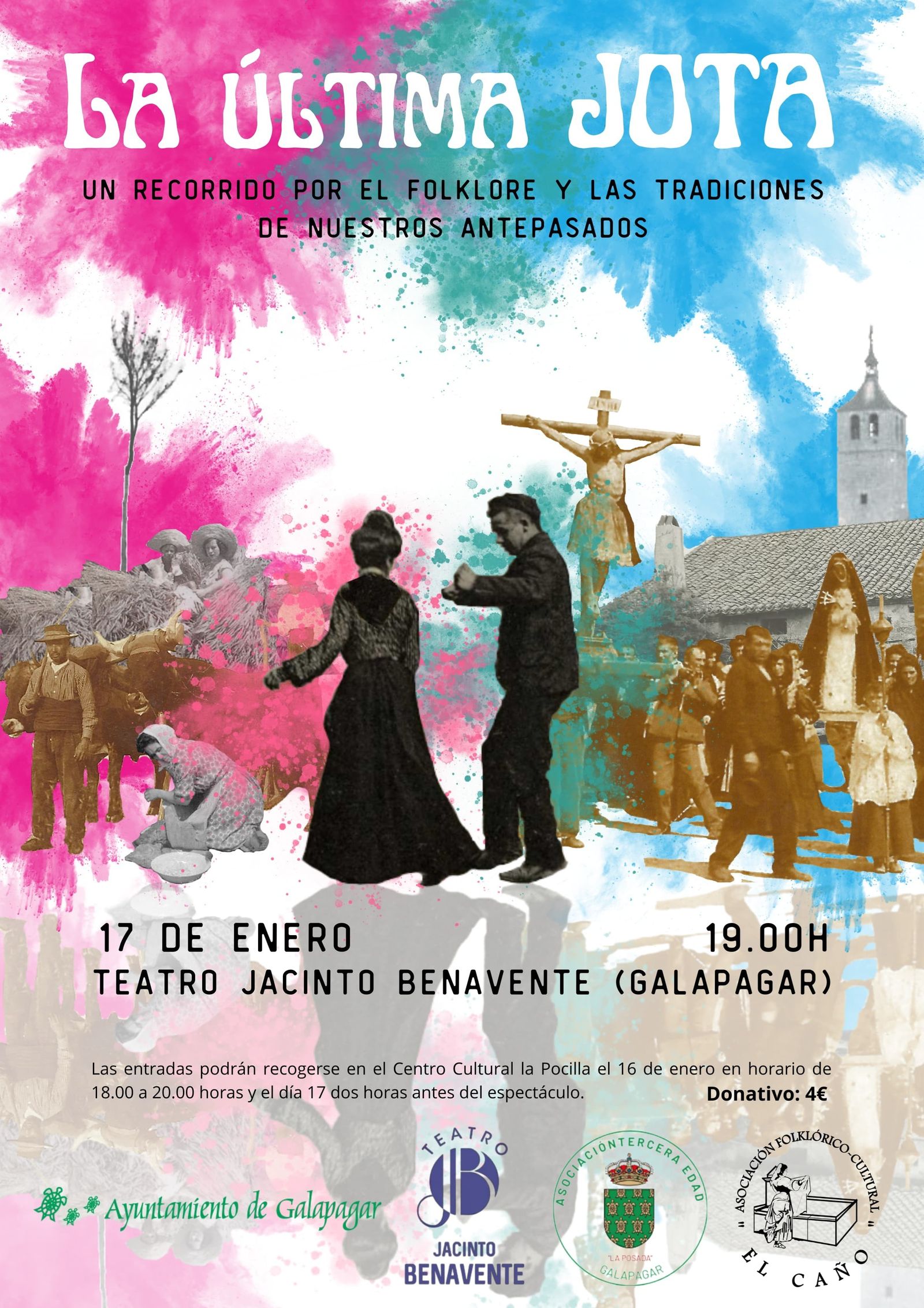 Cartel de  'La última jota', en Galapagar