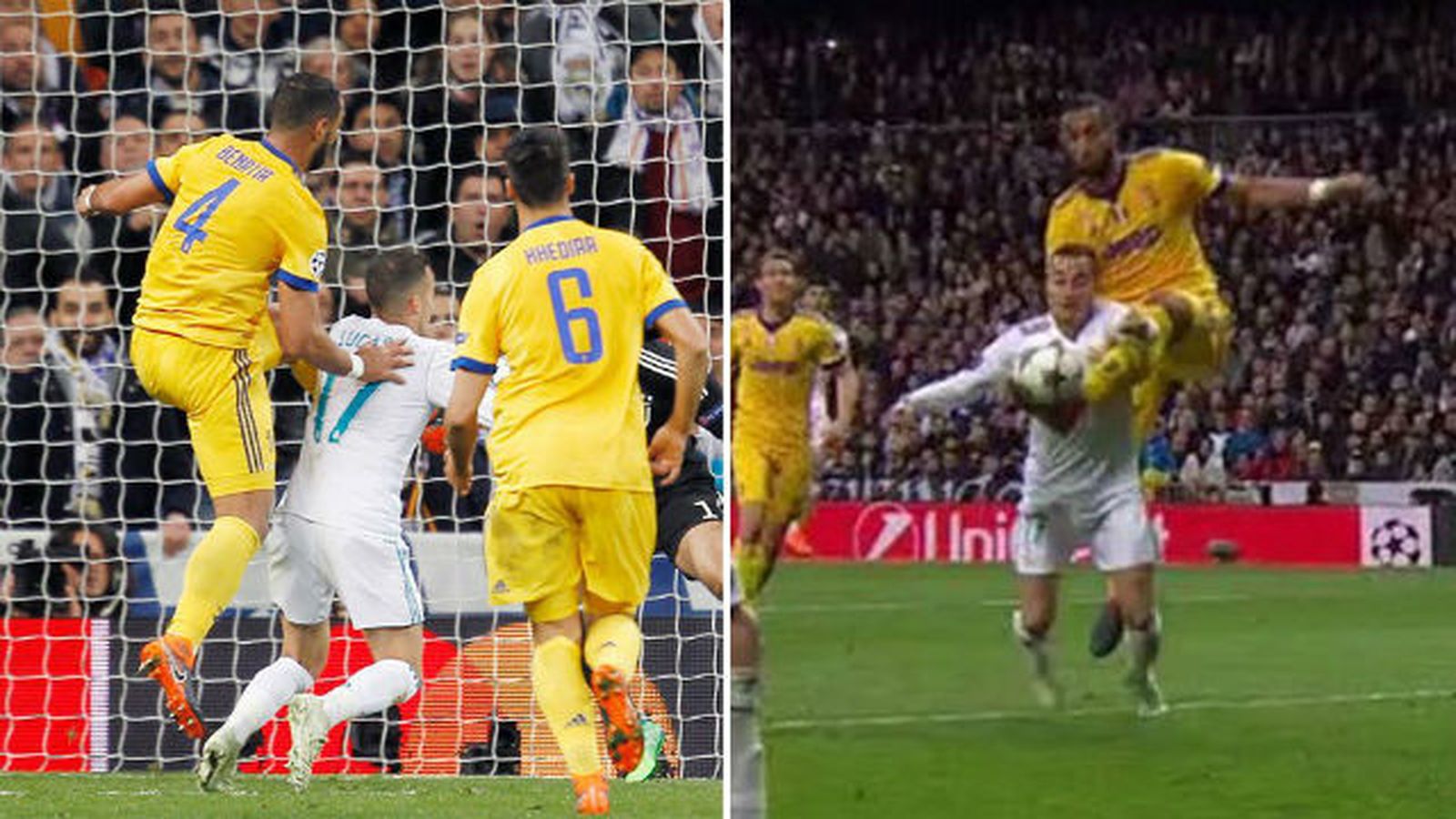 Penalti a Lucas Vázquez