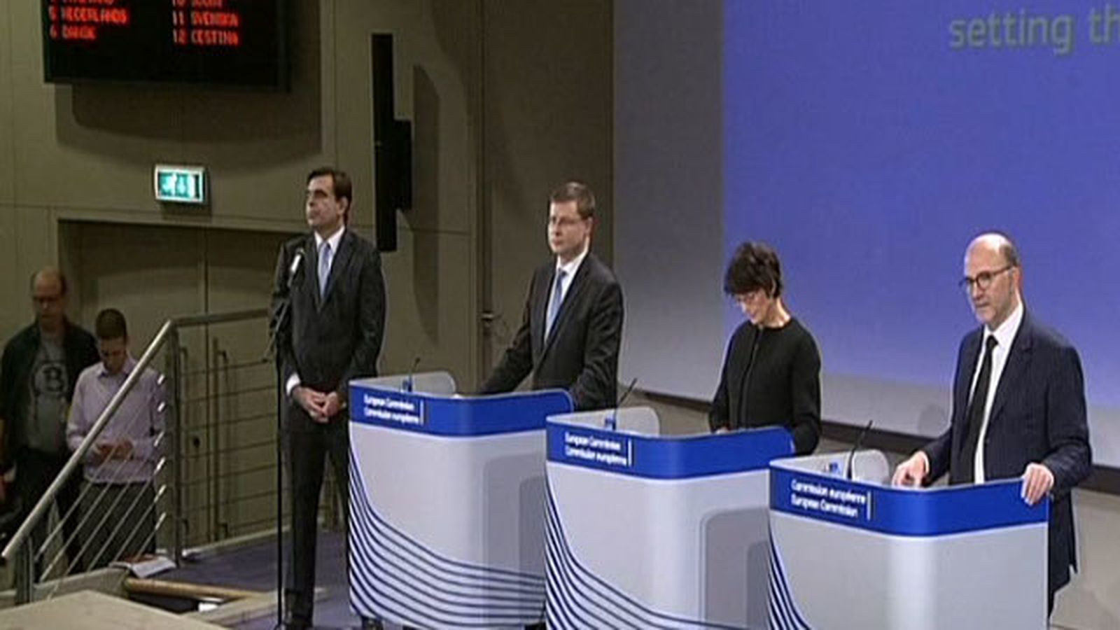 Informe en Bruselas