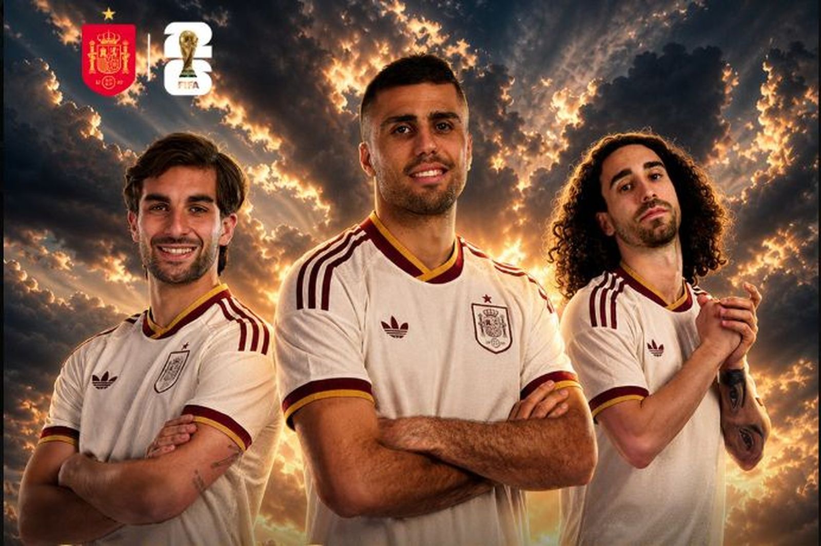 Ferrán, Rodri y Cucurella