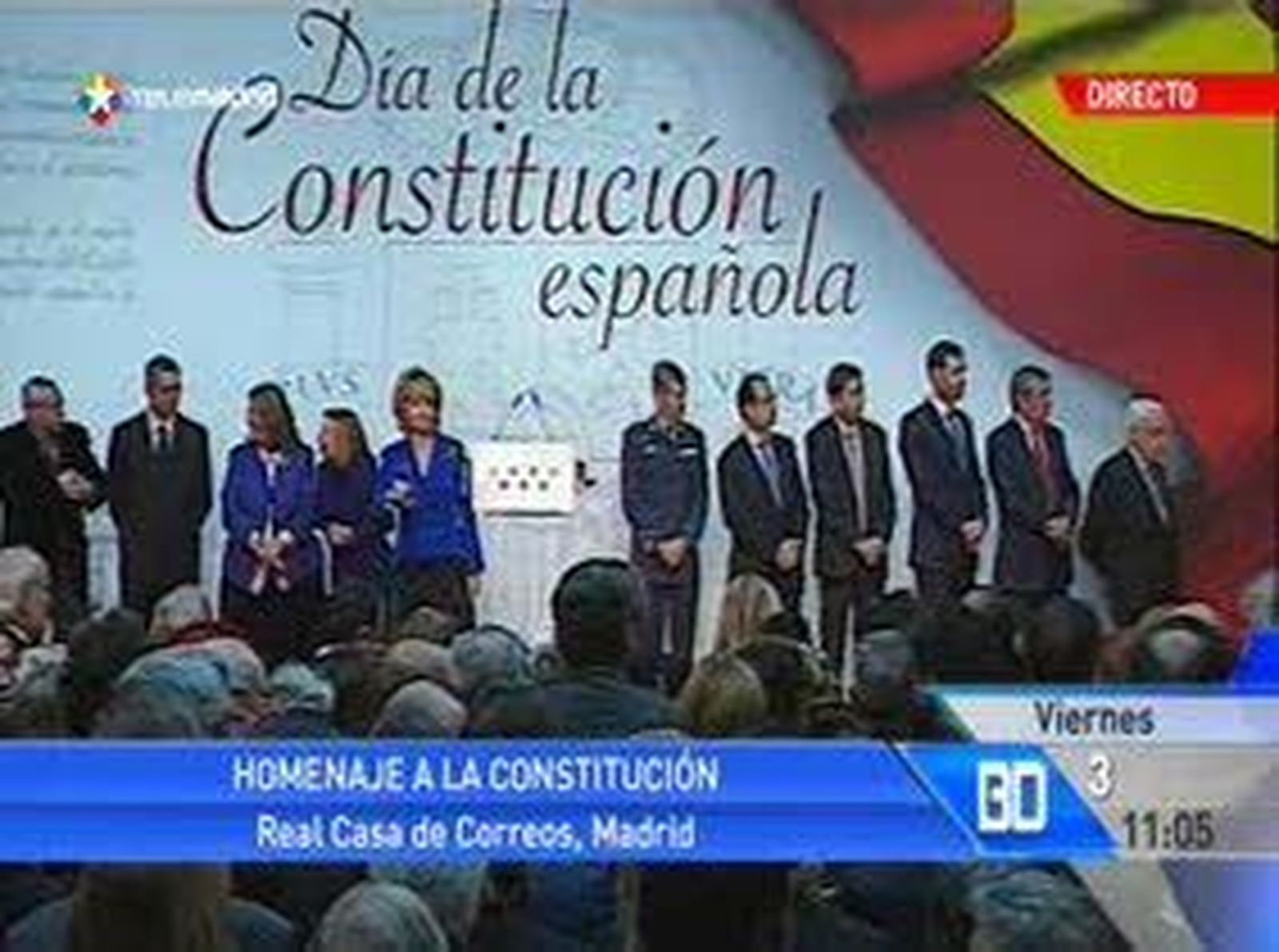 Homenaje a la Constitución en la CAM