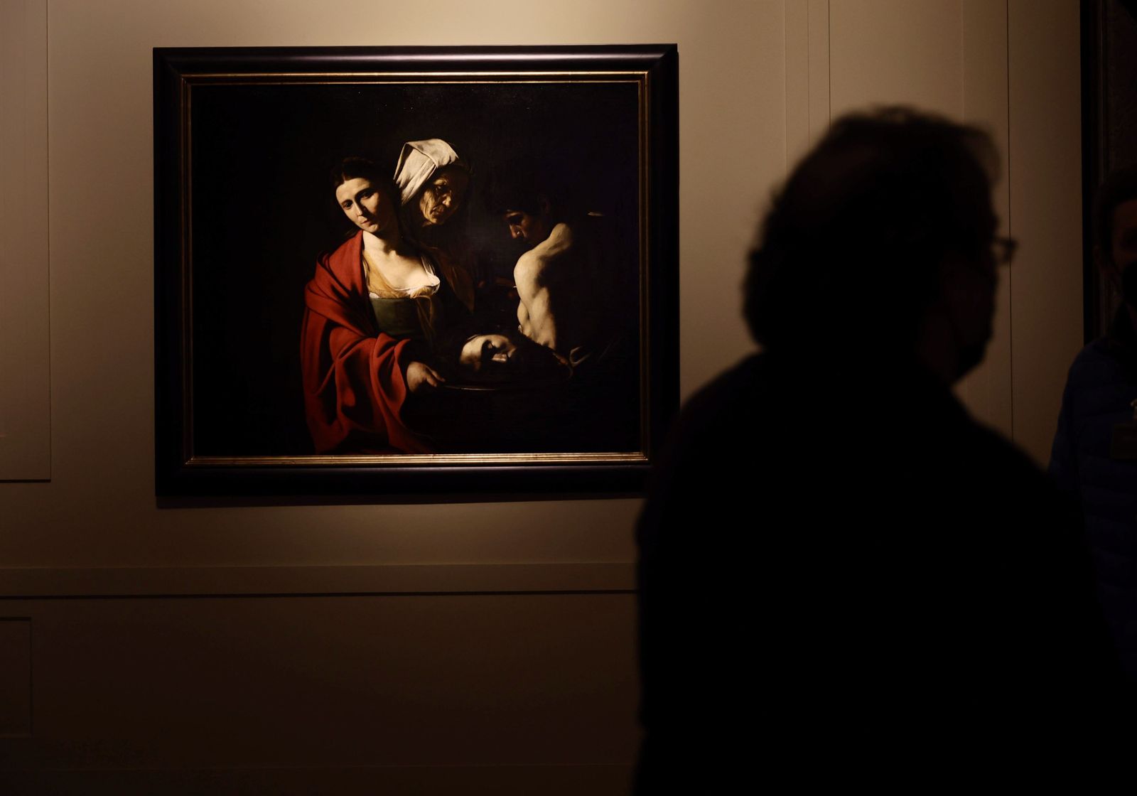 El Palacio Real exhibe 'Salomé con la cabeza del Bautista' de Caravaggio