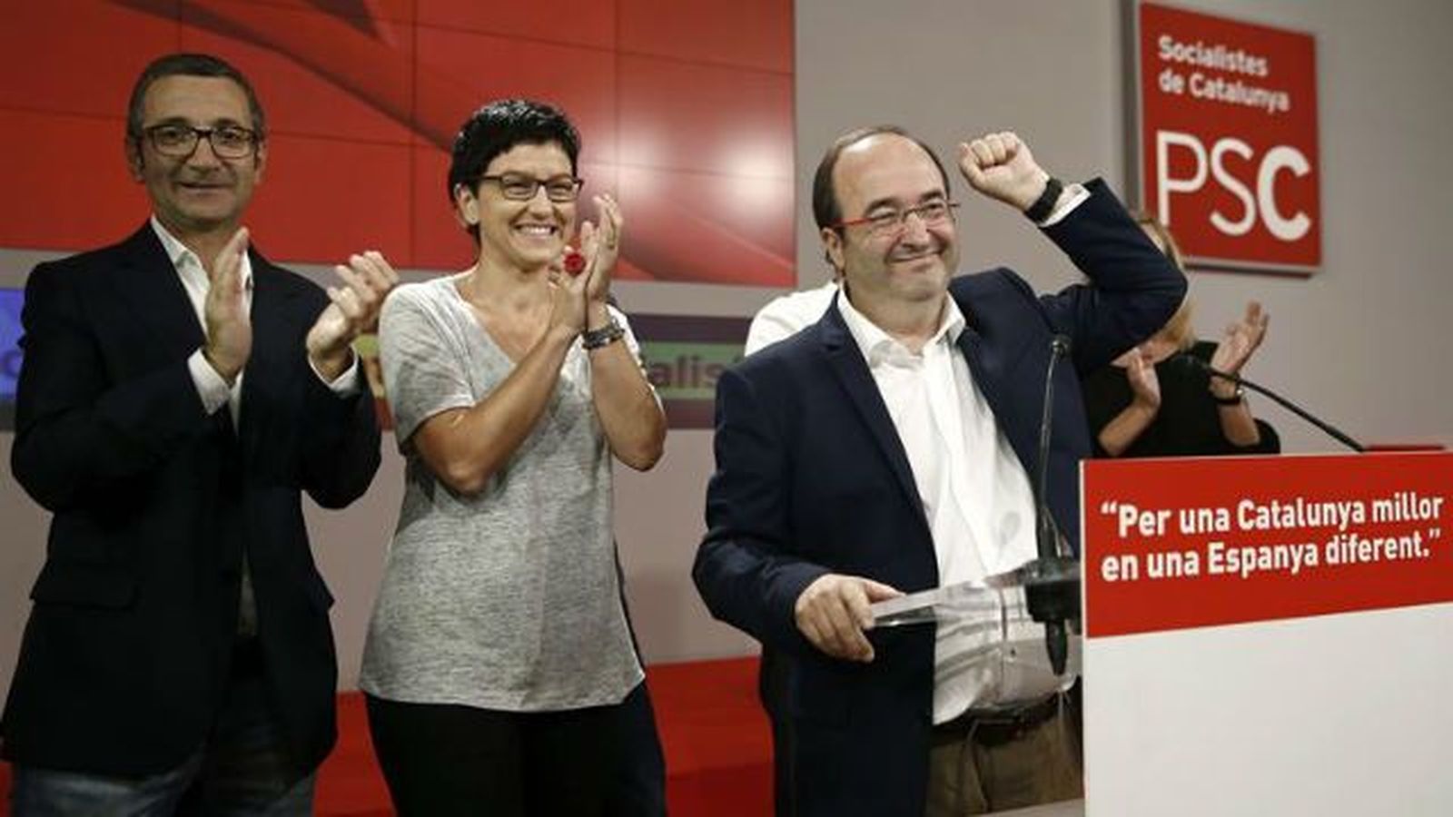 Iceta ve un "éxito" del PSC pese a perder cuatro escaños