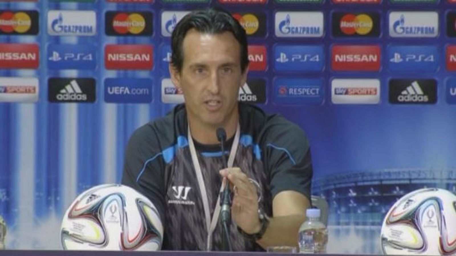 Emery, entrenador del Sevilla FC