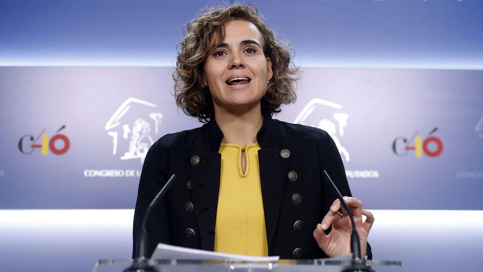 La portavoz del grupo parlamentario Popular en el Congreso de los Diputados, Dolors Montserrat