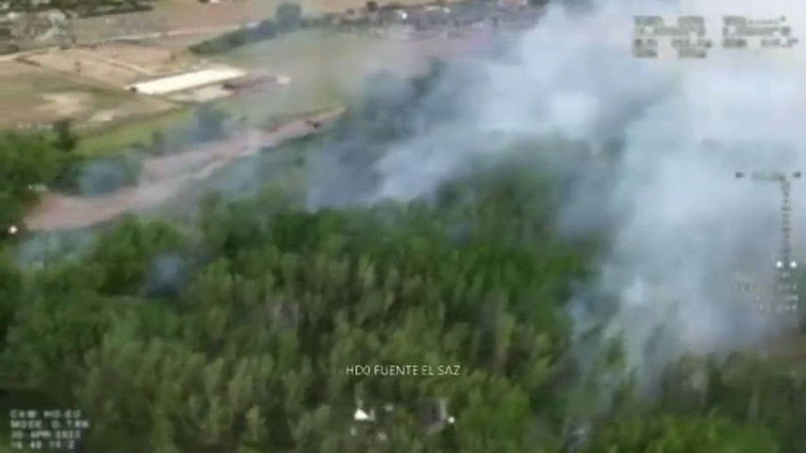 incendio fuente el saz