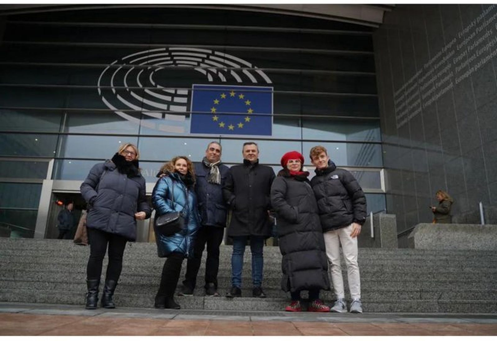 Afectados del metro de San Fernando ante el Parlamento Europeo
