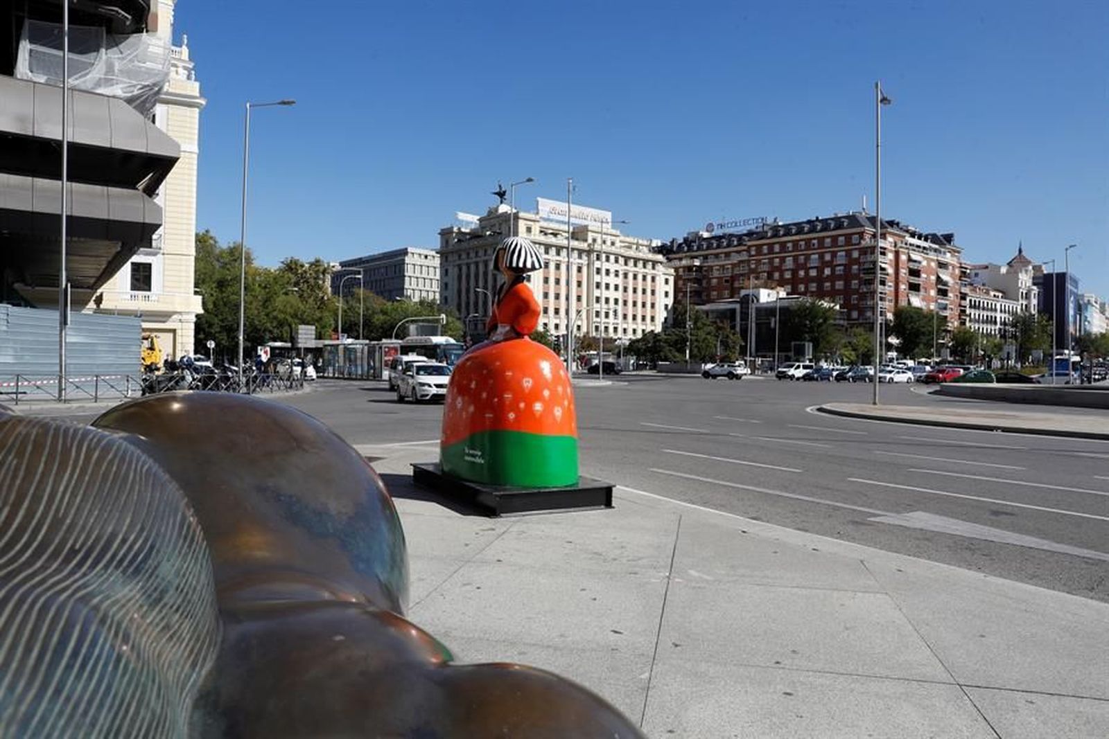 La sorpresa de encontrarte una menina cuando paseas por Madrid