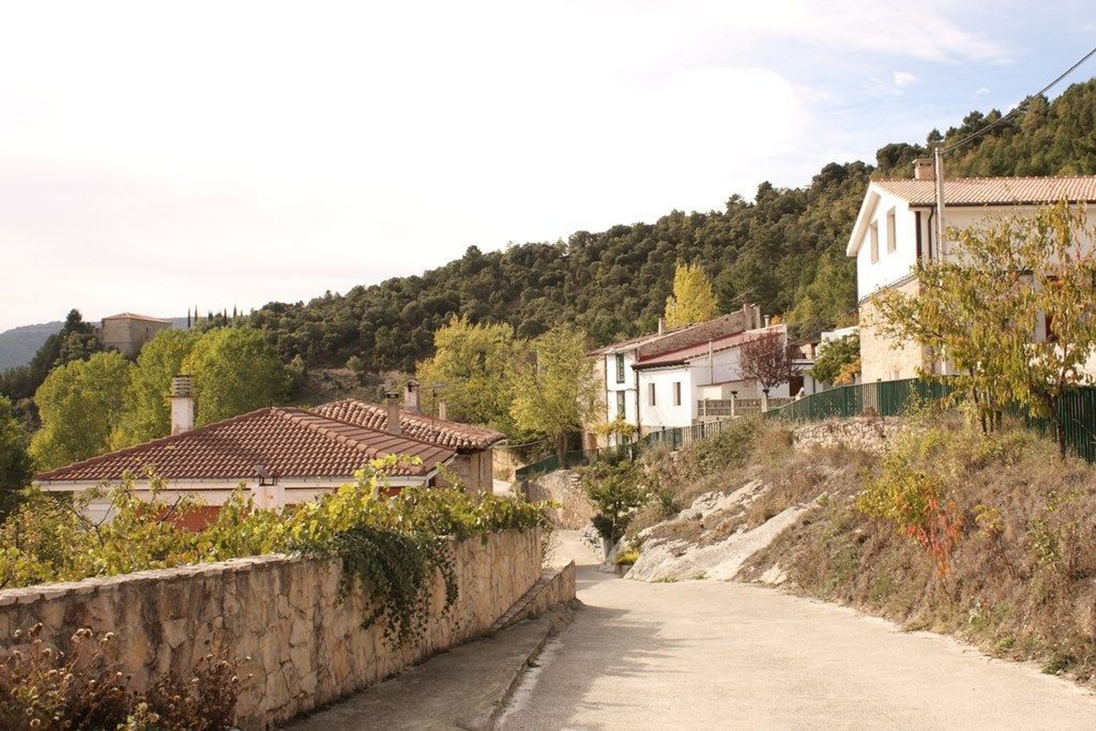 Vista de Madrid de Caderechas, municipio de Rucandio, Burgos