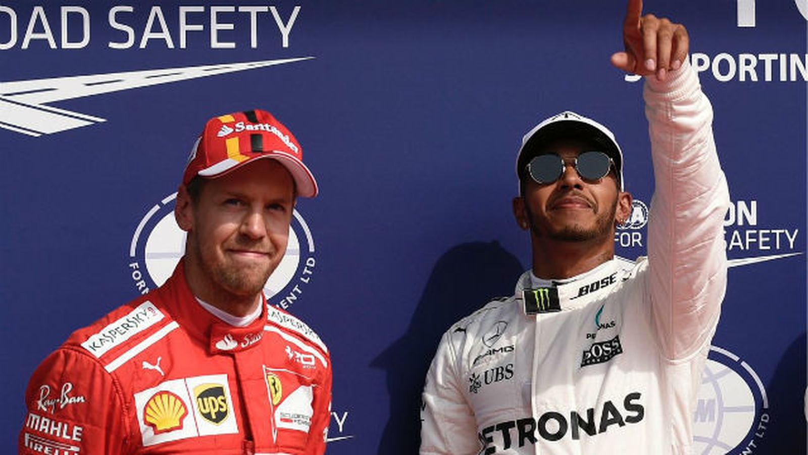 Vettel y Hamilton