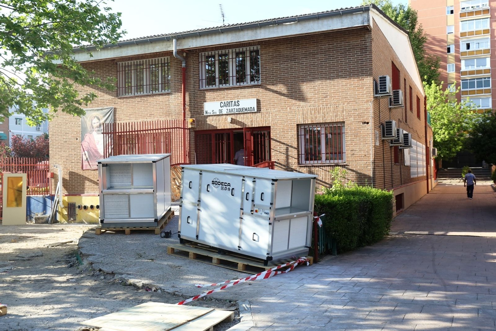Centro de Cáritas en el barrio de Zarzaquemada, Leganés