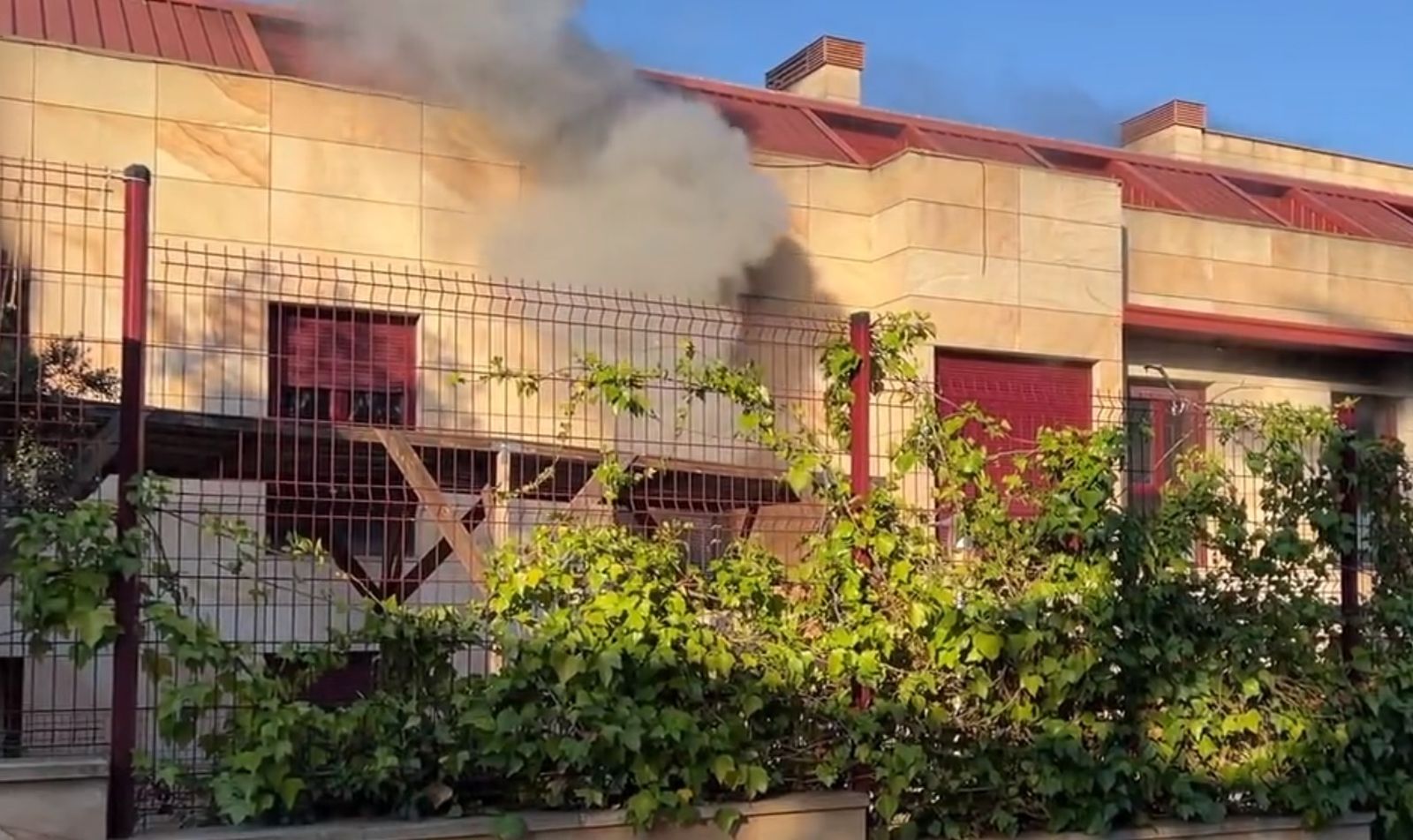 Incendio residencia Torrelodones