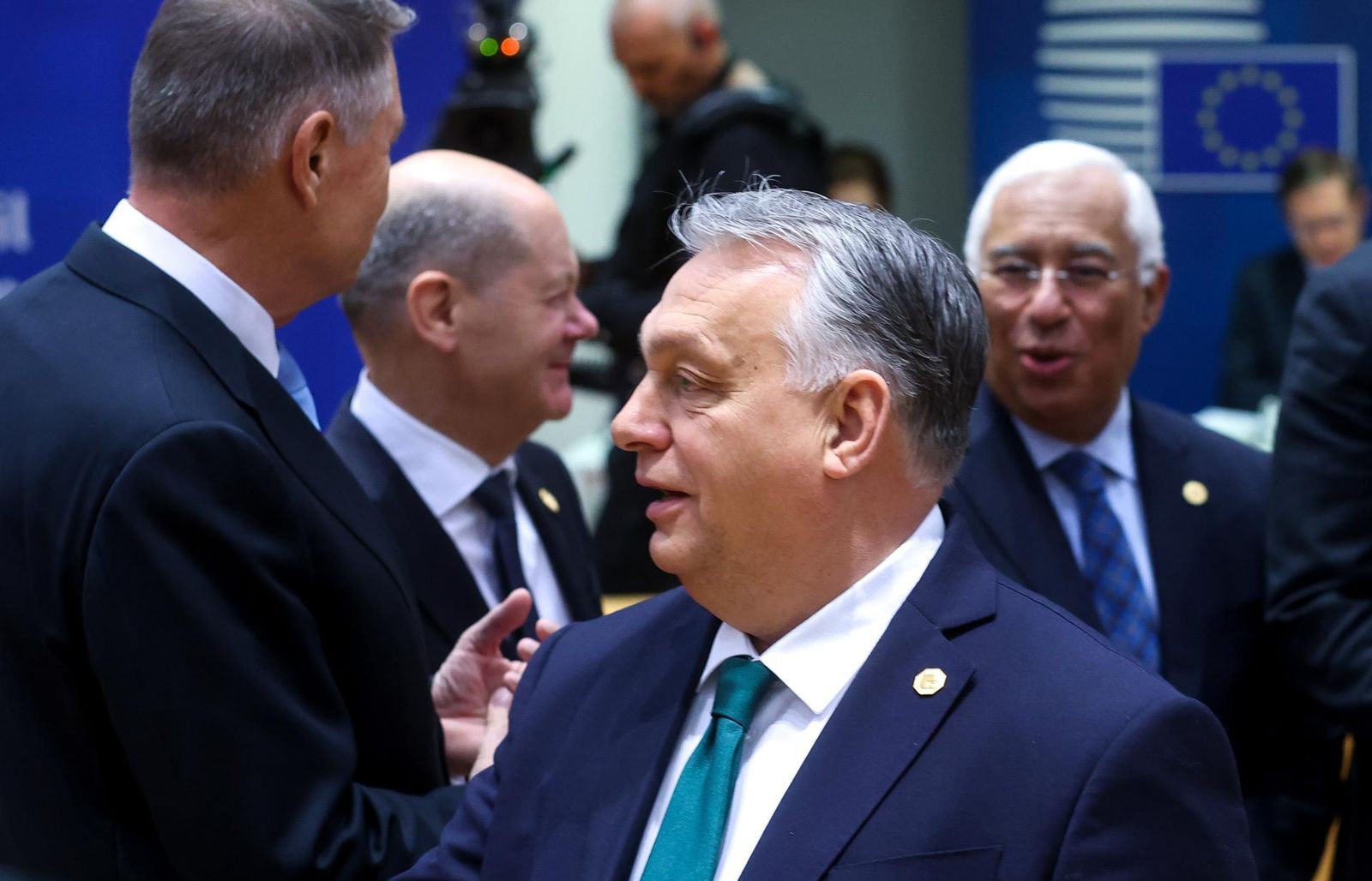 El presidente de Hungría, Viktor Orban, en el Consejo Europeo