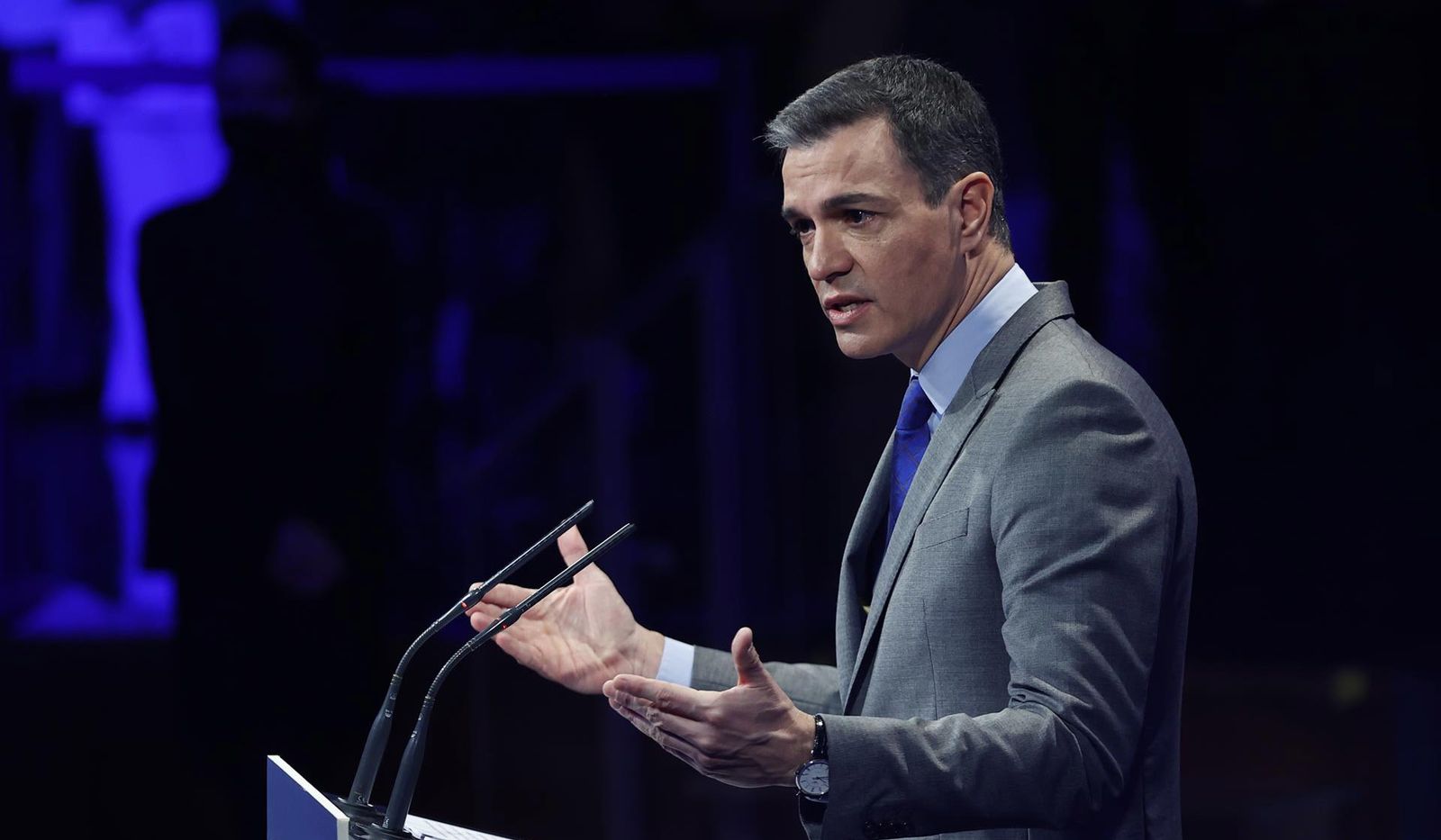 Pedro Sánchez en la inauguración del foro Wake Up Spain