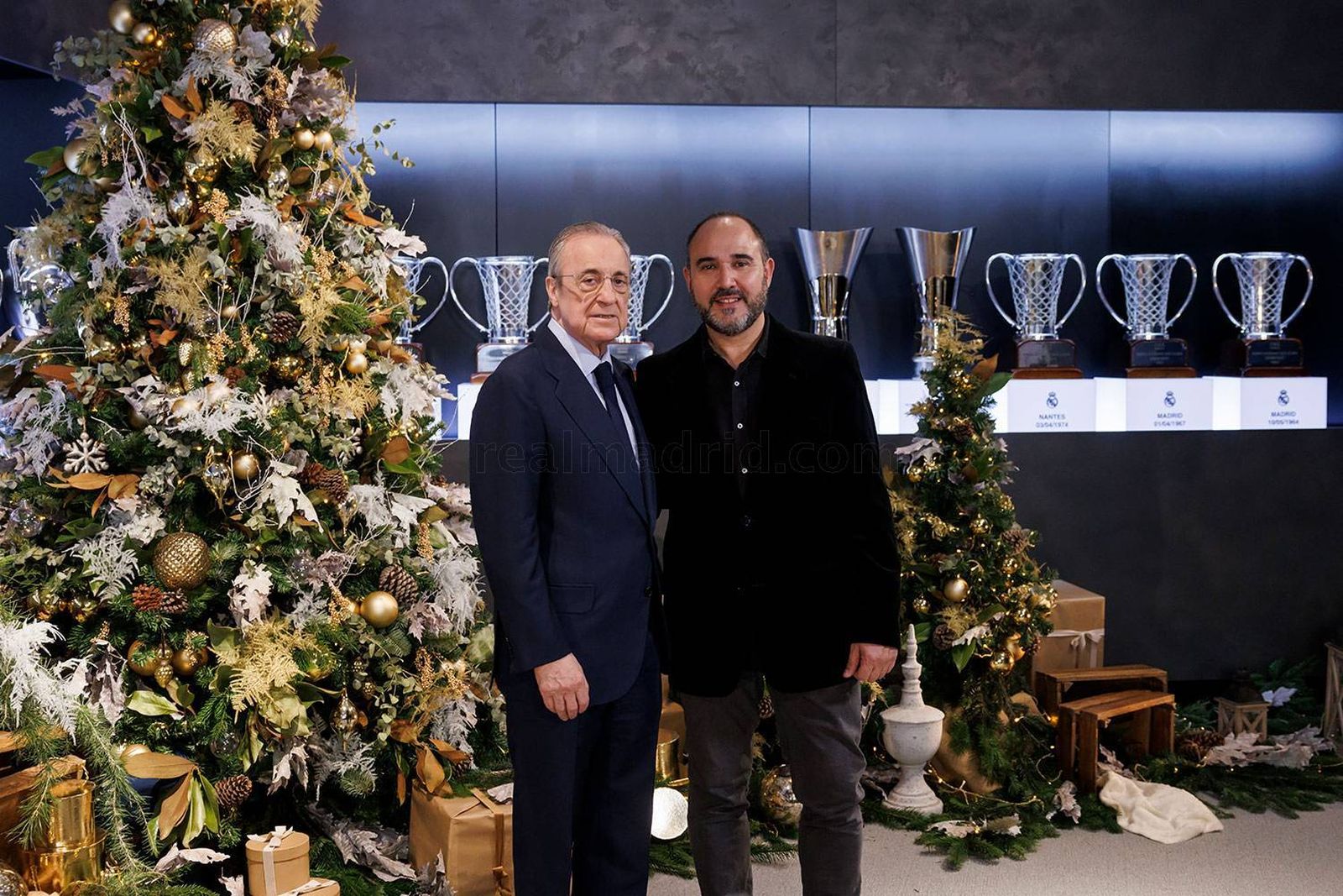 Florentino Pérez y Chus Mateo