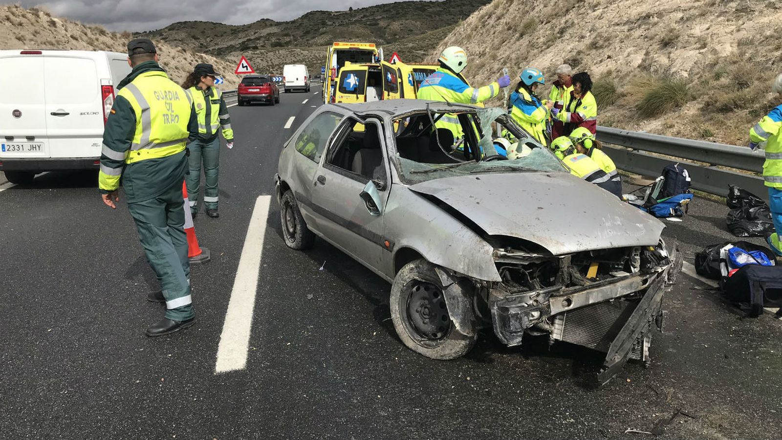 Accidente en la A-3