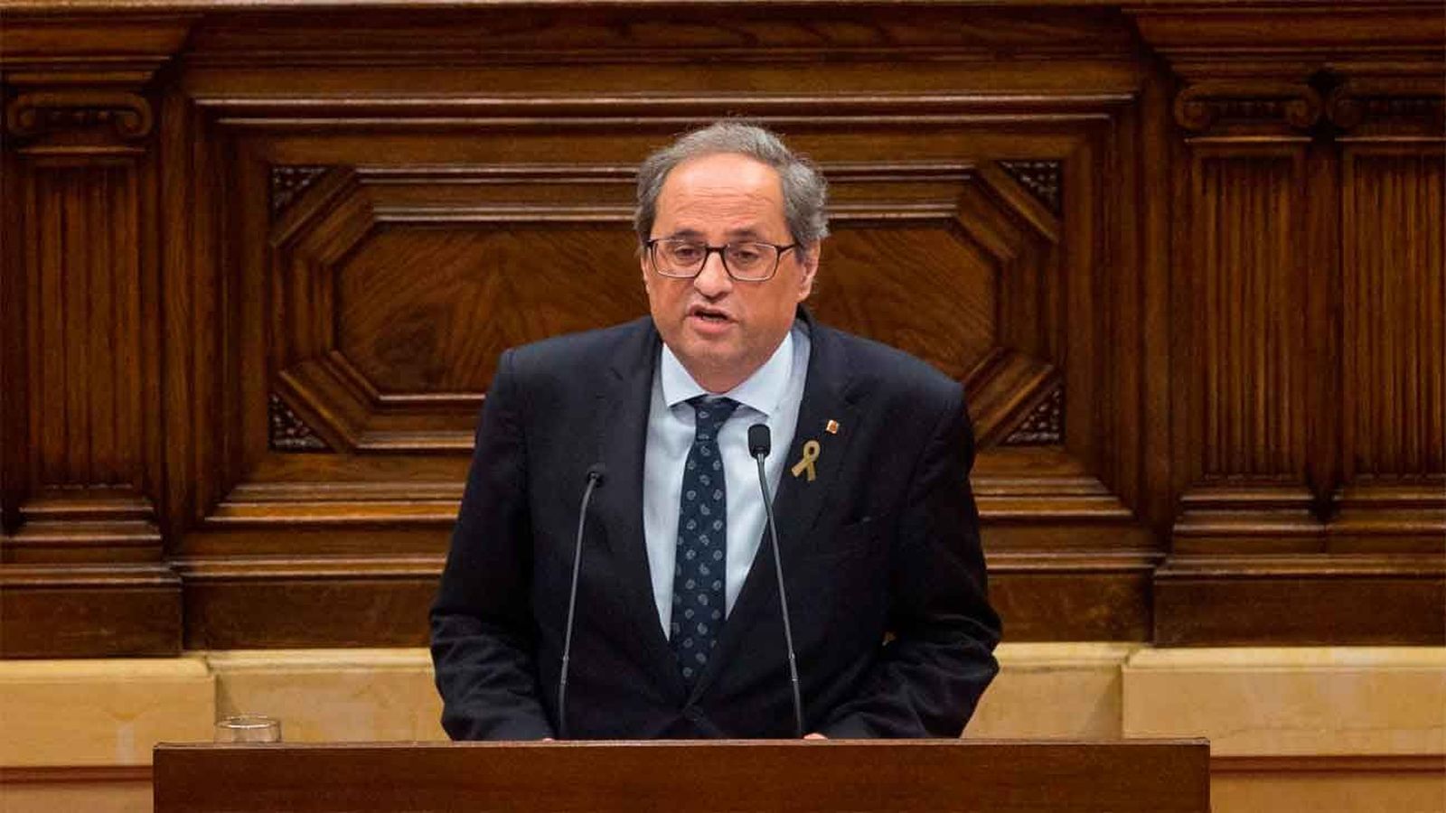 Torra retirará su apoyo a Sánchez si no hay referéndum de autodeterminación antes de un mes