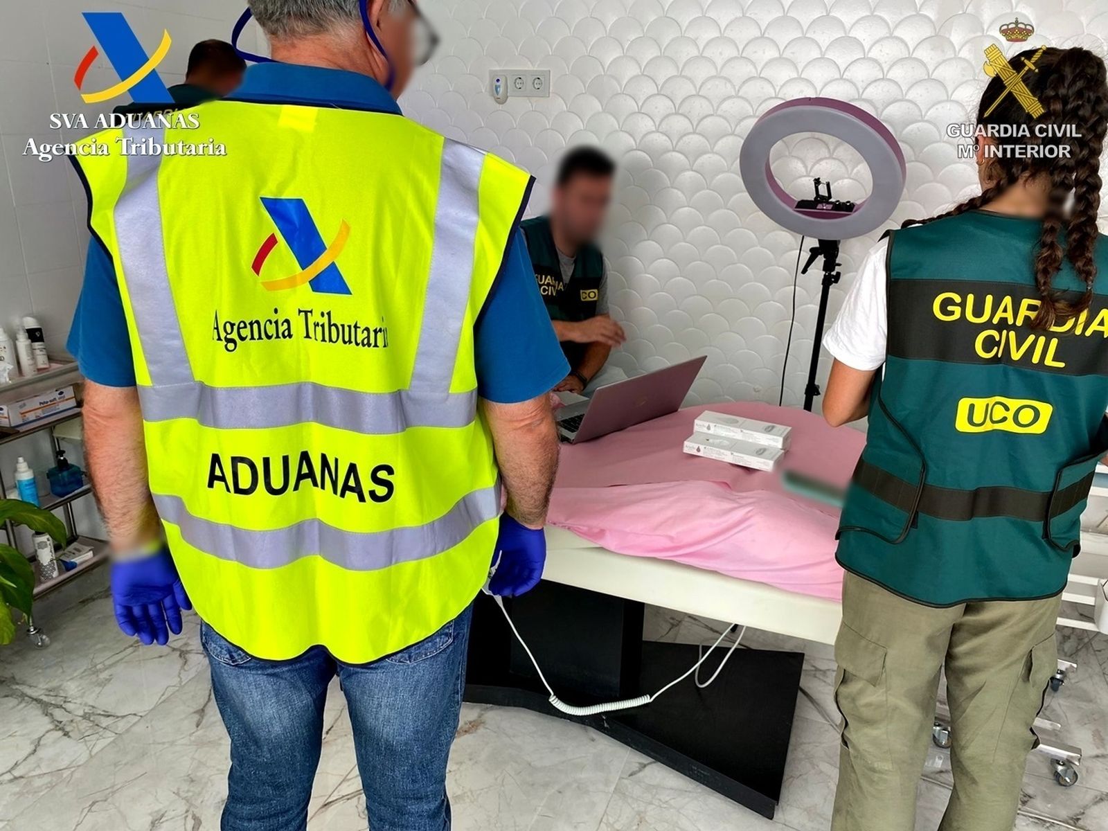 Operación contra la distribución ilegal de productos de medicina estética