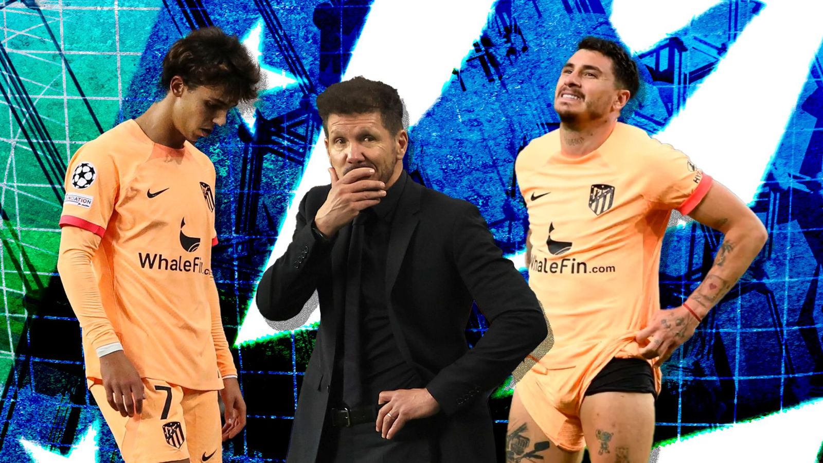 Joao Félix, Simeone y Giménez