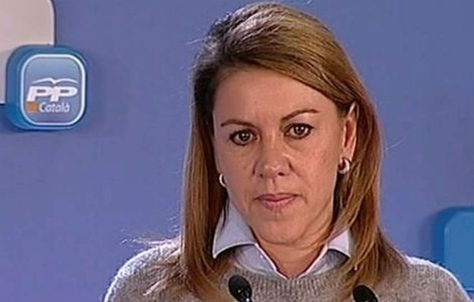 Cospedal dice que el PP no consentirá que se quiera separar España "a machetazos"